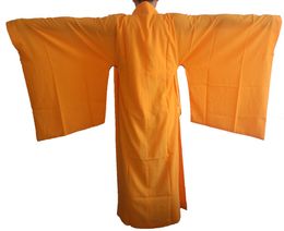 unisex Buddhist shaolin monks cassockBuddhism long robegown Buddhism lohan artat martial arts clothes garments QIYI