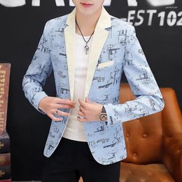 Men's Suits Coat Spring 2024 Fashion Thin Casual Suit Male Korean Version Of The Trend Slim Handsome Small Jacket Acetate