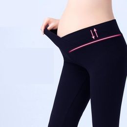 Leggings Pregnant Women 2018 New 3-9 Months Maternity Pants Spring high extend elastic fabric. comfortable. size M L XL XXL XXXL