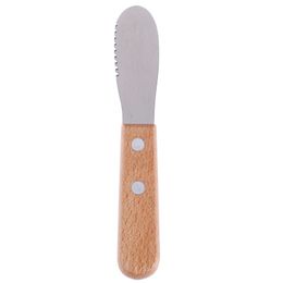 2024 Sandwich Spreader Butter Cheese Slicer Knife Stainless Steel Spatula Kitchen Tool with Wooden Handle Sure, here are 3 related long-tail