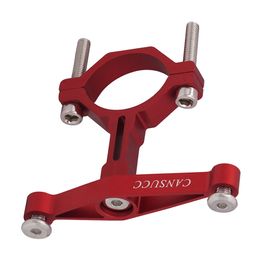 MTB Bike Aluminium Alloy Water Bottle Cage Adapter Fixing Clip Bicycle Handlebar Kettle Holder Rack Bracket Clamp Cycling