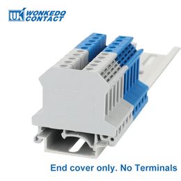 10Pcs End Cove Enclosurer For UK Series Din Rail Terminal Block Universal Wire Electrical Connectors Accessories D-UK End Plate