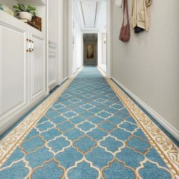 Simple Long Corridor Carpet Hotel Hallway Aisle Rug Home Office Stair Carpet Bedroom Kitchen Floor Mat Decorative Entrance