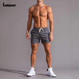 Ladiguard Stylish simplicity Men Fashion Leisure Shorts Mens Casual Drawstring Short Bottoms Sexy LaceUp Beach pants 240410