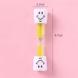 Hourglass Sandy Kids Timer Desktop Sands Clock Brushing Teeth Gift Teeth 3Minutes Smiling Face Cooking Sandglass Children