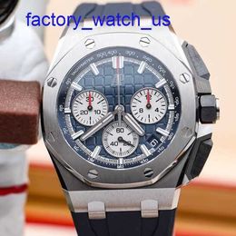 Hot AP Wrist Watch Royal Oak Offshore Series 43MM Diameter Titanium Metal Automatic Mechanical Mens Watch Luxury Watch 26420TI