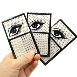 35 Colours Eyes Face Rhinestone Sticker Glitter Eyeshadow Eyeliner Jewellery Makeup Diamond Crystal Temporary Tattoo Stickers