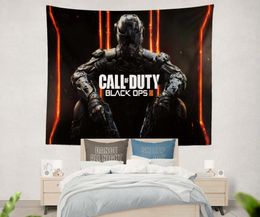 Tapestries 6 Sizes Classic "Video Call 0f-Duty Game" Tapestry Wall Art Living Room Bedroom Game Man Cave Home Aesthetic Decoration