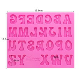 DIY Alpbabeet Letter/Figure/Number silicone fondant Mould cake decorating tools chocolate gumpaste Mould T1161