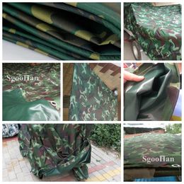 Camo Canvas PVC Coated Banner Tarpaulin Truck Canopys Outdoor Awning Oxford Rainproof Cloth Pet House Waterproof Cloth 450g/m2