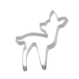 Elk Deer Shape Christmas Cookie Cutter Fondant Stamp Cake Embossing Cookie Mould Sugarcraft Christmas Baking Pastry Cookie Cutter