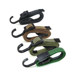New Elastics Rubber Luggage Rope Cord Hooks Bikes Rope Tie Bicycle Luggage Roof Rack Strap Fixed Band Hook Car Accessories