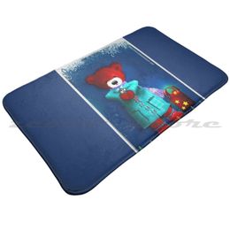 Teddy'S-Paws Around The World Carpet Water Absorb Non-Slip Door Mat Teddybear Teddy Bear Pawsaroundtheworld Cute Cutecards