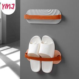 1PC Shoes Rack Shoe Racks Storage Organizer Wall Mount Slippers Hanging Shelf Slipper Rack Holder Shoes Organizer Space-saving