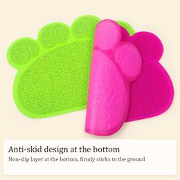 KOMMILIFE Silicone Pet Mat For CatS Non-Slip Cat Bowl Pad Cat Feeding Mat Pad Placemat Cat Litter Mat Cat Accessories