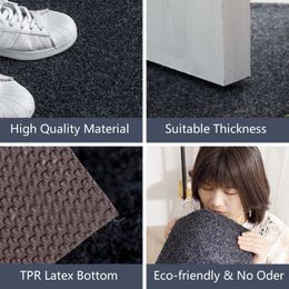 Anti-Slip Scrape Door Mats Outdoor Indoor, Doormat for Entrance, Front Door Floor Mat, Hallway Dirt Trapper Mat, Dust Proof Rug