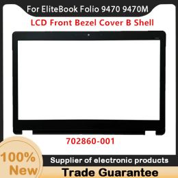 Frames New Replacement Parts For HP EliteBook Folio 9470 9470M Laptop LCD Front Bezel Cover B Shell 6070B0637401 702860001