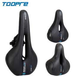 Toopre Bicycle Saddle Seat Men Women Thicken MTB Road Cycle Saddle Hollow Breathable Comfortable Soft Cycling bike Seat