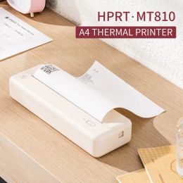 Printers HPRT MT810 A4 Paper Printer Thermal Printing Wireless BT Connect Compatible with iOS and Android Mobile Photo Printer