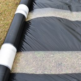 Wholesale 400m²/Roll Black White Agriculture Film Farm Planting Mulching Film Plants Pest Weed Control Plastic Growing Film