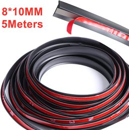 16.5Ft Universal Self Adhesive Auto Trim Rubber Weather Draft Seal Strip T-Type