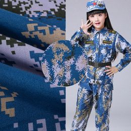 New polyester camouflage fabric Twill Digital printed fabric uniform camouflage cloth for bag DIY table cloth CS training suit