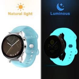 Glow in The Dark Luminous Silicone Straps Watchband For Huawei Watch GT2 GT3 GT 2 3 42mm Smartwatch Fluorescence Band Bracelet