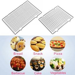 Nonstick Steel Mesh Grid Cooling Rack Net Baking Tray Biscuit Cake Bread Drying Stand Cooler Oven Kitchen Baking Tools