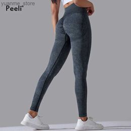 Yoga Outfits 2024 Seamless Leggings Women Scrunch Butt Gym Leggings Sportswear Push Up Yoga Pants High Waist Sports Leggings Fitness Tights Y240410