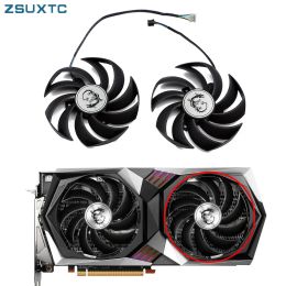 Pads Graphics card cooling accessories PLD10010S12HH 95MM 4PIN RTX3060 Ti GPU FAN For MSI Radeon RX 6700 XT Gaming X GeForce RTX 3060