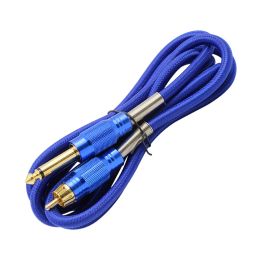 1PC RCA Tattoo Clip Cord Cable Tattoo Cord Wire Hookline Silicone Copper Wire for Tattoo Machine Power Supply and Accessories