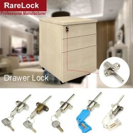 Cabinet Drawer Lock for Mailbox Tool Box File Cabinets with 2 Folding Keys DIY Furniture Hardware Rarelock H