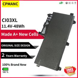 Batteries CPMANC New CI03XL Laptop Battery for HP ProBook 640 645 650 655 G2 Series CI03 CIO3 CIO3XL HSTNNUB6Q 801554001 11.4V 48WH
