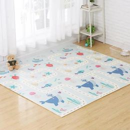 Carpets 200 180 1cm Reversible Baby Play Mat Double-Sided Crawling Foldable Waterproof Portable Soft Floor Toddlers Infants Carpet