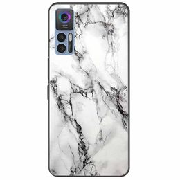 Case For TCL 30 Plus Cover 30+ Marble Silicone Soft TPU Back Cases for TCL 30 5G Case TCL30 T676H Coque T676K T676J Capa Fashion