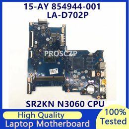 Motherboard 854944001 854944501 854944601 For HP 15AY Laptop Motherboard W/SR2KN N3060 CPU BDL50 LAD702P 100% Full Tested Working Well
