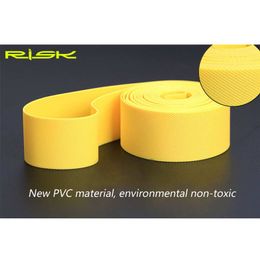 RISK Bicycle PVC Tube Tape Between Inner Tube And Rim MTB Road Bike Tyre Tube Tape Liner 26/27.5/ 29inchx20mm/ 700c x 18mm Cover