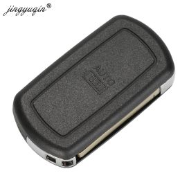 jingyuqin Replacement Shell 3 Buttons Remote Flip Car Key Case Styling for LAND ROVER Range Rover Sport LR3 Discovery HU92 HU101