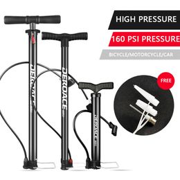 MTB High Pressure Bicycle Air Pump,Mini Inflator Bike Hand Pump With Pressure Gauge For Tyre Bicycle/car/ball,cycle Accessoire