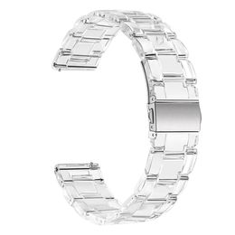2in1 correa Band + Case for Huami Amazfit Bip U Pro /GTS 3 2emini Strap Transparent Series Smart Watch Soft TPU Protective Cover