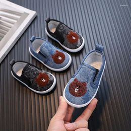 First Walkers 1-3 Year Old Casual Baby Shoes Spring And Autumn Seasons Children's Canvas Soft Sole Indoor Lazy