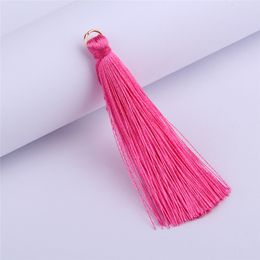 500 pieces Metal Ring Tassels Polyester DIY Tassel 7cm Tassels for Jewellery Earing Handmade Accesorries 20 Colours Available