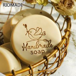 Love Bird Acrylic Soap Stamp With Handmade Soap Exquisite Letters Seal Natural With Handle Chapters