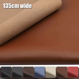 135cm in width Litchi PU Leatherette Faux Leather Fabric Synthetic For Sewing Bow Bag Brooches Sofa Car DIY Hademade Material