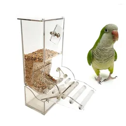 Other Bird Supplies Cage Feeders Automatic Parrot Tube Birds Accessories For Parakeet Canary Cockatiel Finch