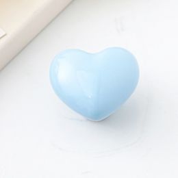 1PCS Heart /Round shaped Ceramic Kitchen Cabinet Closet Dresser Pull Handles children Wardrobe Drawers Knobs Handles