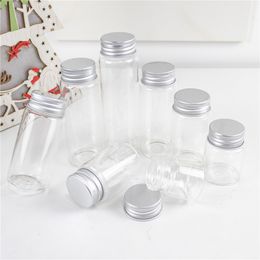 24Pcs Jewellery Ornaments Bottles Empty Glass Container Craft Vials Customised Wedding Holiday Present Jars