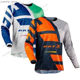 Cycling Shirts Tops Mens Jersey BAT Motocross Jersey Racing Bicycle T-Shirt Downhill Jersey Quick-Dry Enduro Jersey Maillot Ciclismo Hombre Y240410