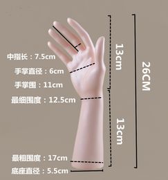 10inch Female Mannequin Hand Arm Display Base Gloves Jewellery Rings Short Hand Model Display Stand