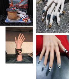 Realistic Female Mannequin Dummy Hand Model for Nails Jewellery Rings Display